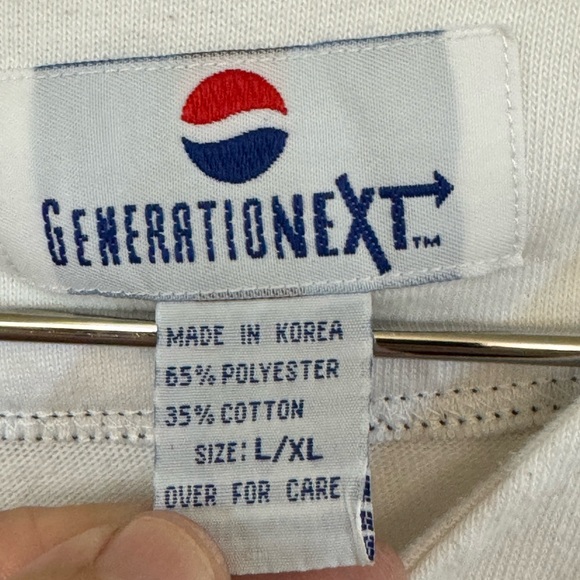Vintage Next Generation PEPSI Cola Button Down Baseball Jersey Men’s XL 90s - Picture 5 of 8